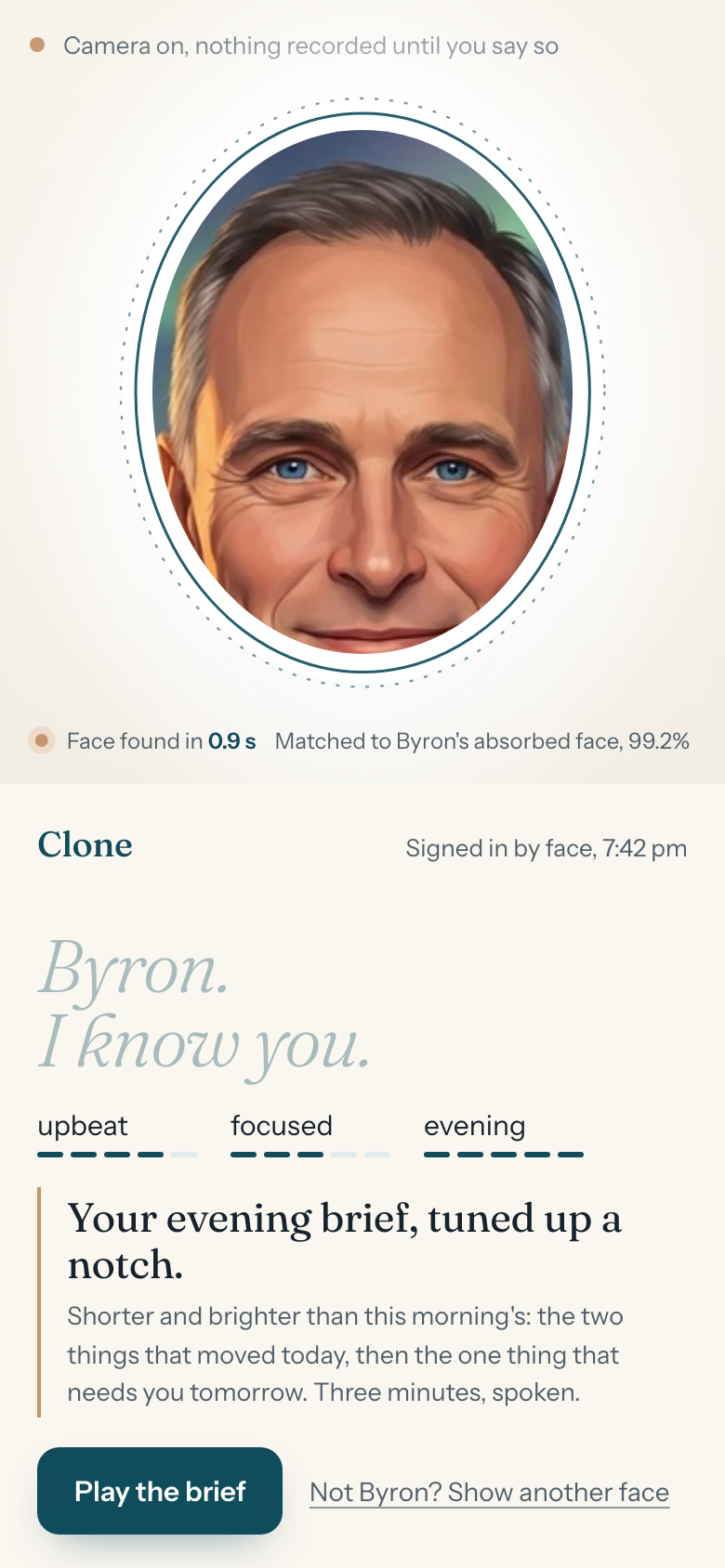 Recognition, phone